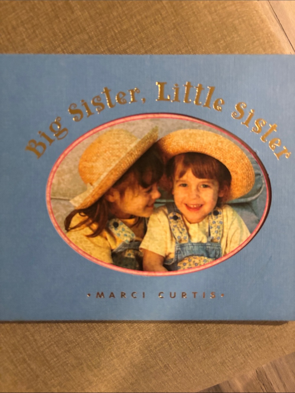 Blue "Big Sister, Little Sister" Kids Keepsake Book